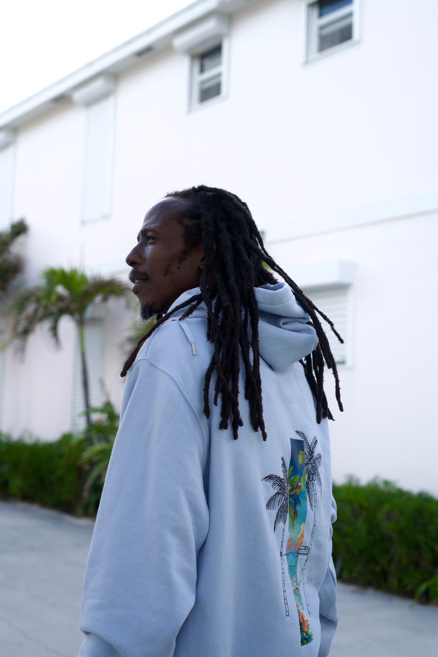 Hoodie Bahamas Vibes Palm