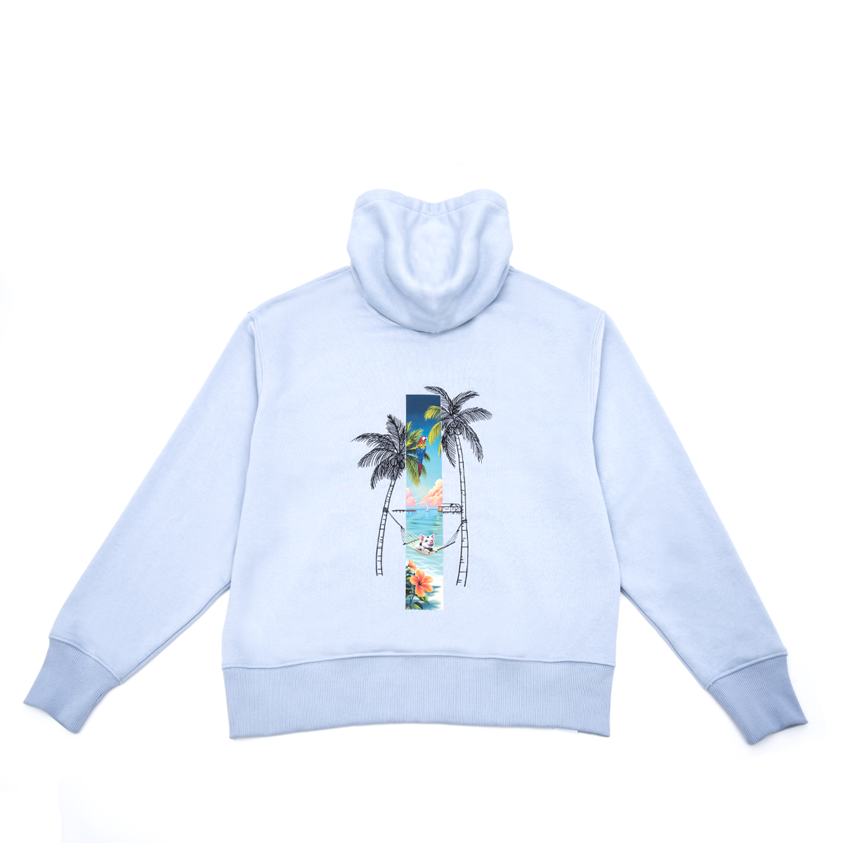 Hoodie Bahamas Vibes Palm