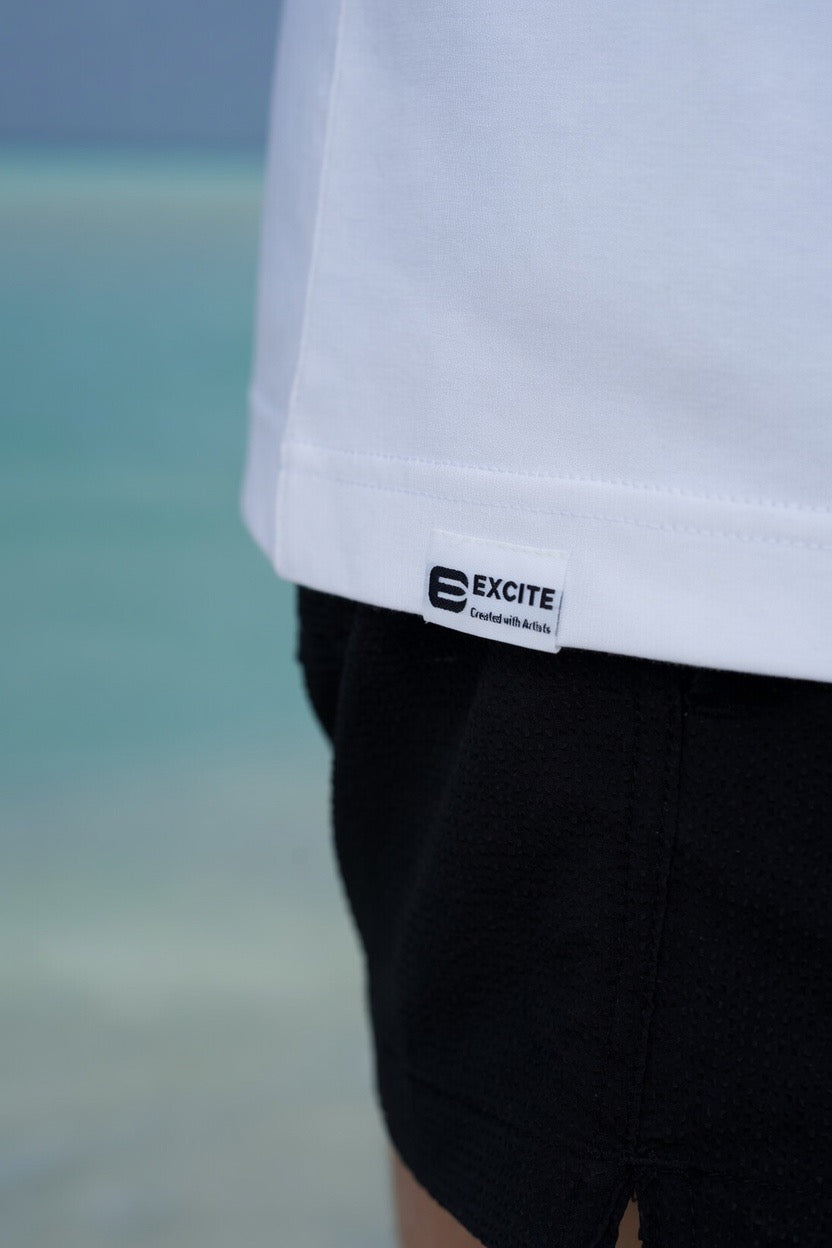 T-shirt White As Free As the Ocean